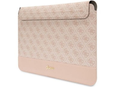 Funda Guess 4G Stripe Metal Logo para port�til de 14" - rosa