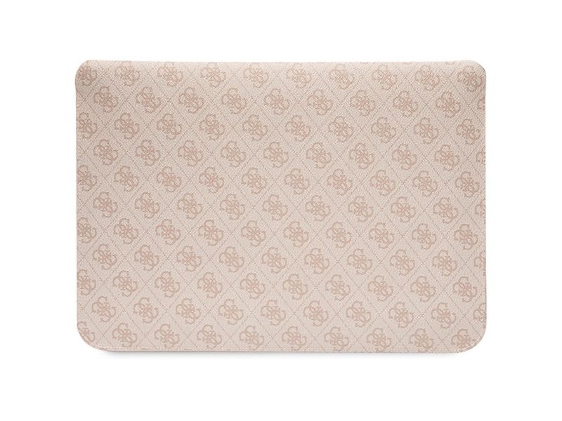 Capa Guess 4G Stripe Metal Logo para laptop de 14" - rosa