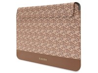 Funda Guess GCube Stripes para portátil de 14" - marrón Funda Guess GCube Stripes para portátil de 14" - marrón