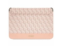 Guess GCube Stripes case for a 14" laptop - pink
