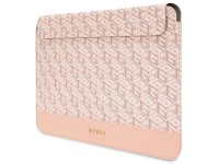 Capa Guess GCube Stripes para laptop de 14" - rosa