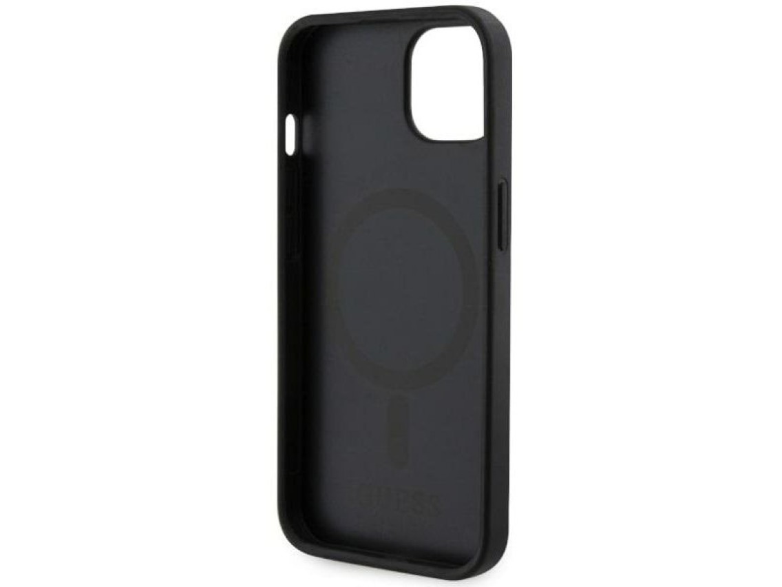 Guess GUHMP14SHGCFSEK iPhone 14 6.1" black/black hardcase GCube Stripes MagSafe