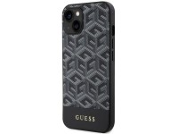 Funda rígida negra Guess GUHMP14MHGCFSEK para iPhone 14 Plus de 6,7" con diseño de rayas GCube y Mag Funda rígida negra Guess GUHMP14MHGCFSEK para iPhone 14 Plus de 6,7" con diseño de rayas GCube y Mag