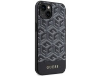 Funda rígida negra Guess GUHMP14MHGCFSEK para iPhone 14 Plus de 6,7" con diseño de rayas GCube y Mag Funda rígida negra Guess GUHMP14MHGCFSEK para iPhone 14 Plus de 6,7" con diseño de rayas GCube y Mag