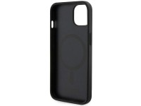 Funda rígida negra Guess GUHMP14MHGCFSEK para iPhone 14 Plus de 6,7" con diseño de rayas GCube y Mag Funda rígida negra Guess GUHMP14MHGCFSEK para iPhone 14 Plus de 6,7" con diseño de rayas GCube y Mag