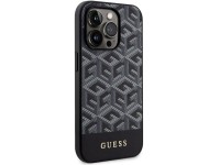 Funda rígida Guess GUHMP14XHGCFSEK para iPhone 14 Pro Max de 6,7" en color negro/negro, con franjas Funda rígida Guess GUHMP14XHGCFSEK para iPhone 14 Pro Max de 6,7" en color negro/negro, con franjas