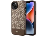 Capa rígida Guess GUHMP14MHGCFSEW para iPhone 14 Plus 6.7" marrom/marrom GCube Stripes MagSafe Capa rígida Guess GUHMP14MHGCFSEW para iPhone 14 Plus 6.7" marrom/marrom GCube Stripes MagSafe