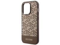 Funda rígida Guess GUHMP14LHGCFSEW para iPhone 14 Pro de 6,1" color marrón/marrón, con franjas GCube Funda rígida Guess GUHMP14LHGCFSEW para iPhone 14 Pro de 6,1" color marrón/marrón, con franjas GCube