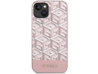 Funda rígida Guess GUHMP14MHGCFSEP para iPhone 14 Plus de 6,7" rosa/rosa, GCube Stripes MagSafe Funda rígida Guess GUHMP14MHGCFSEP para iPhone 14 Plus de 6,7" rosa/rosa, GCube Stripes MagSafe