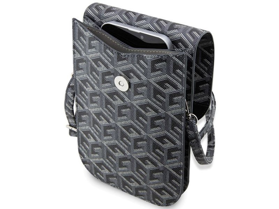 Guess Handbag GUWBHGCFSEK black/black GCube Stripe