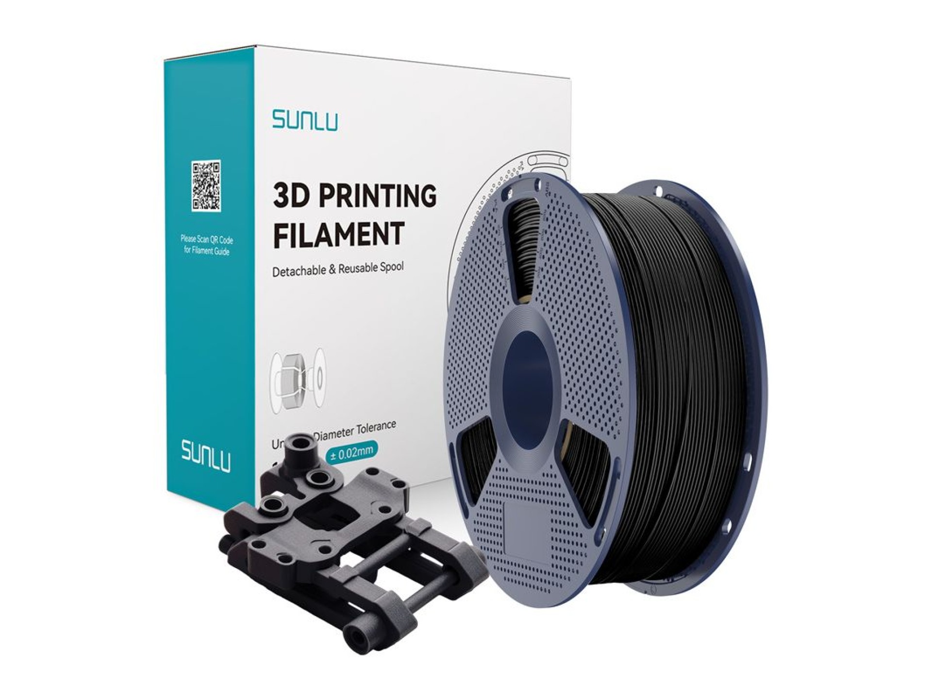 Filamento ABS Sunlu (Preto)