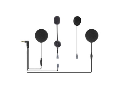 Auriculares para casco de motocicleta con conector de 3,5 mm para intercomunicador Q7 EJEAS HIFI-M2
