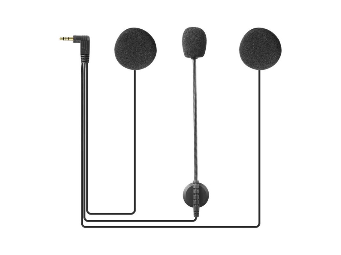 Auriculares para casco de motocicleta con conector de 3,5 mm para intercomunicador V6pro+ EJEAS HIFI