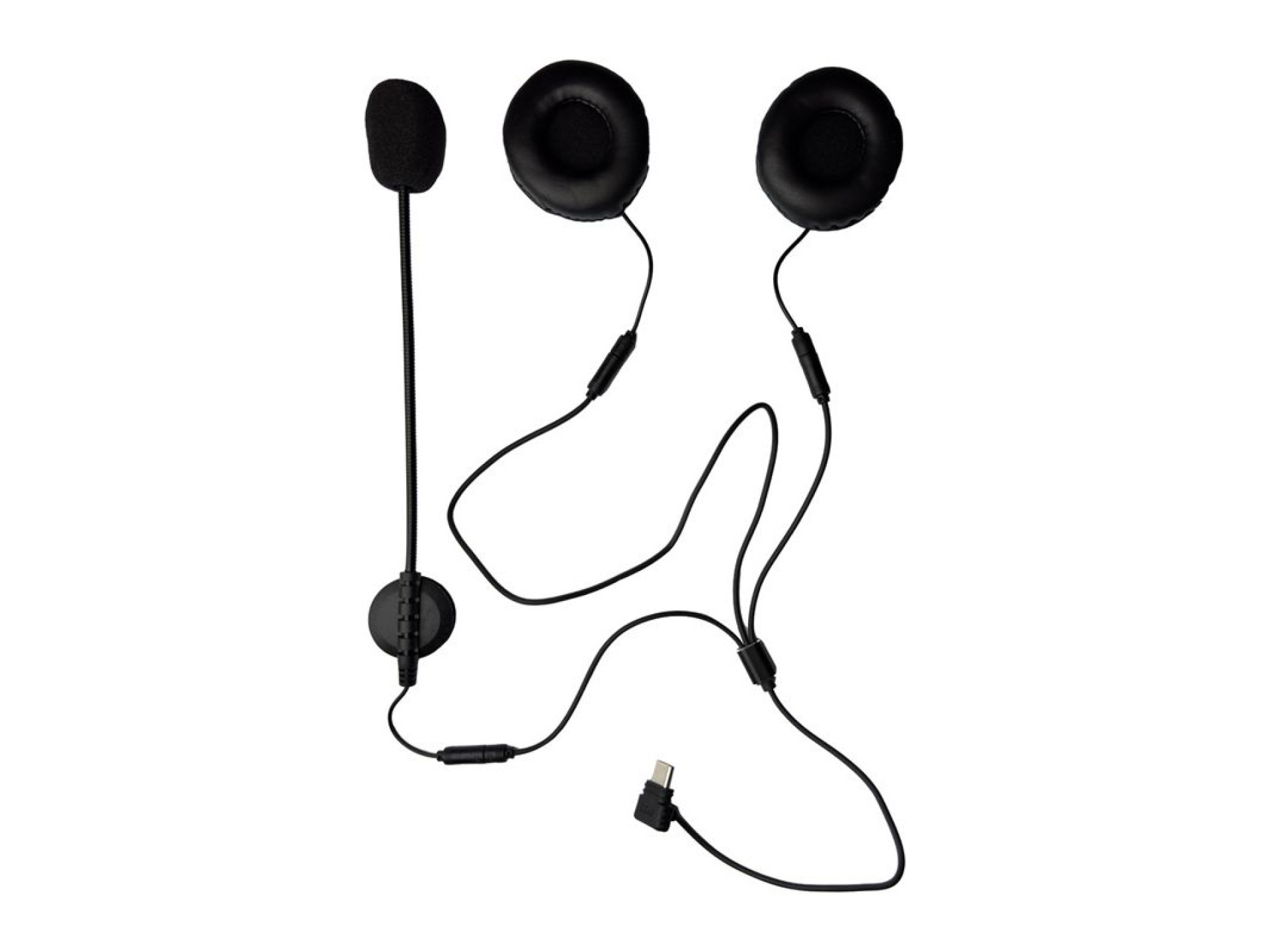 Type C headset for motorcycle helmet for K1/MS8/MS20 intercom EJEAS HIFI-M4H