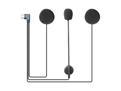 Auriculares tipo C para casco de motocicleta para intercomunicador V6pro+ EJEAS HIFI-M6
