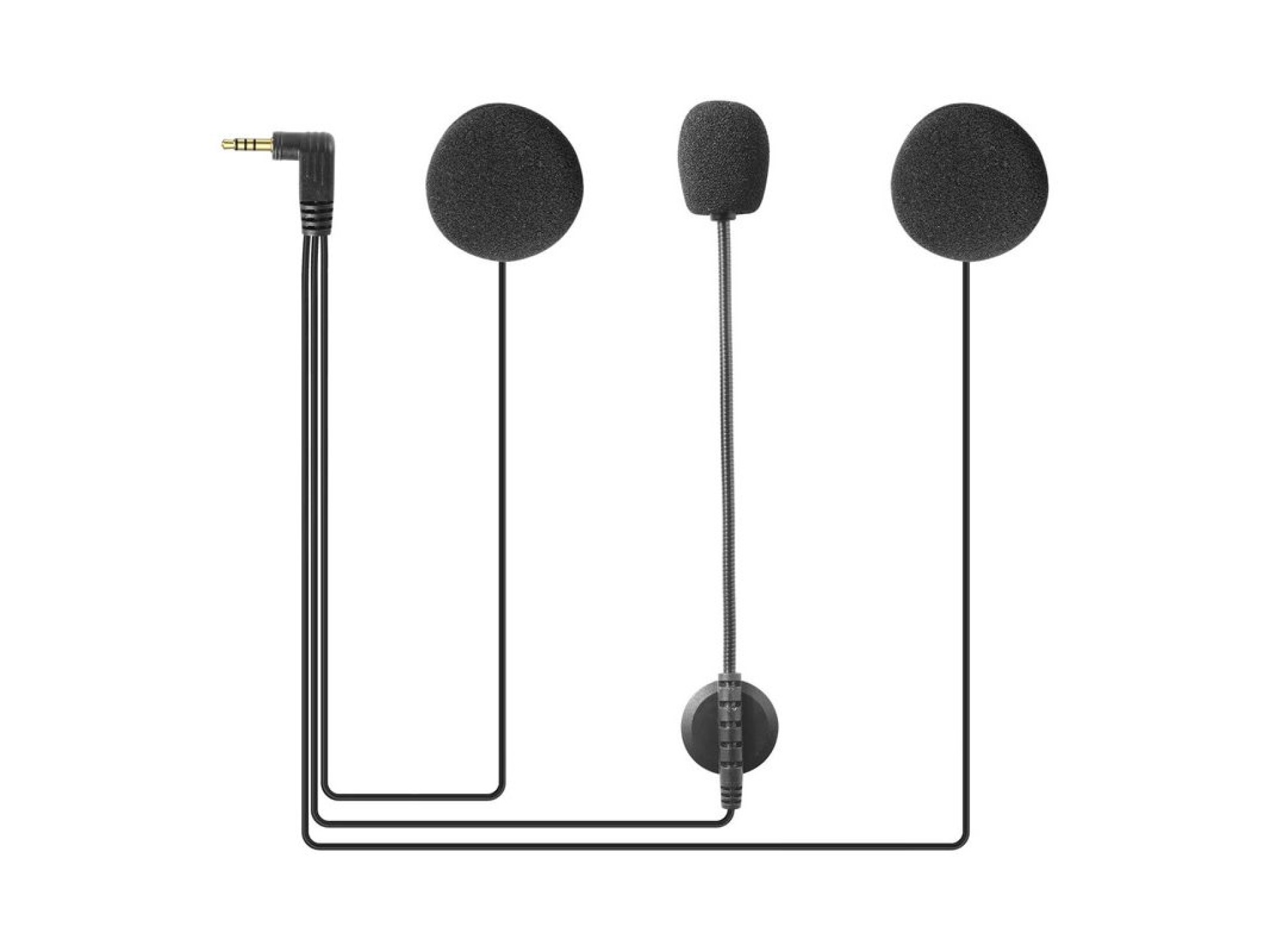 Auriculares para casco de motocicleta con conector de 3,5 mm para intercomunicador V6pro+ EJEAS HIFI