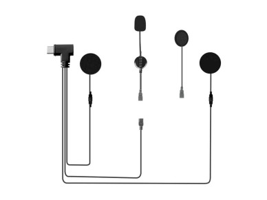 Auriculares tipo C para casco de motocicleta para intercomunicador MS8 EJEAS HIFI-M3
