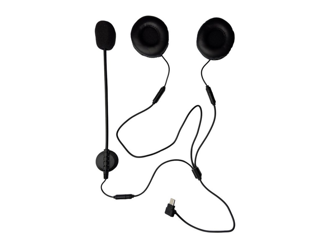 Type C headset for motorcycle helmet for K1/MS8/MS20 intercom EJEAS HIFI-M4H
