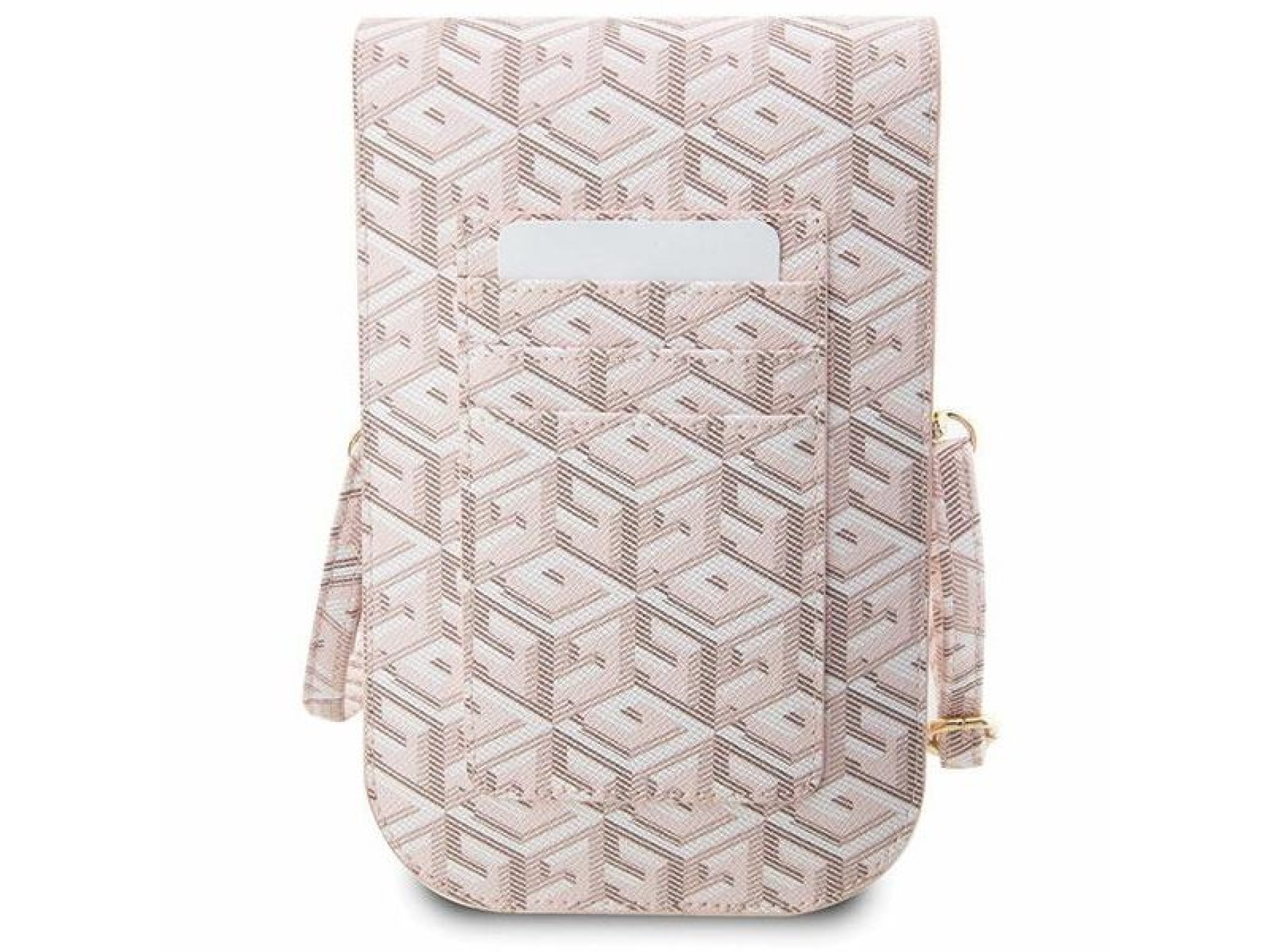 Guess Handbag GUWBHGCFSEP pink/pink GCube Stripe