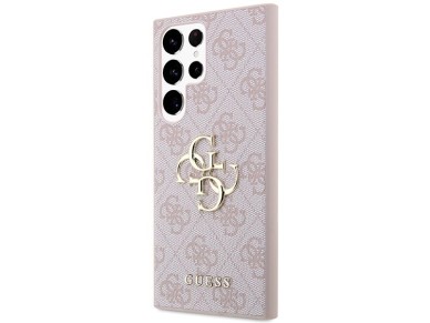 Guess GUHCS23L4GMGPI S23 Ultra S918 pink/pink hardcase 4G Big Metal Logo Guess GUHCS23L4GMGPI S23 Ultra S918 pink/pink hardcase 4G Big Metal Logo