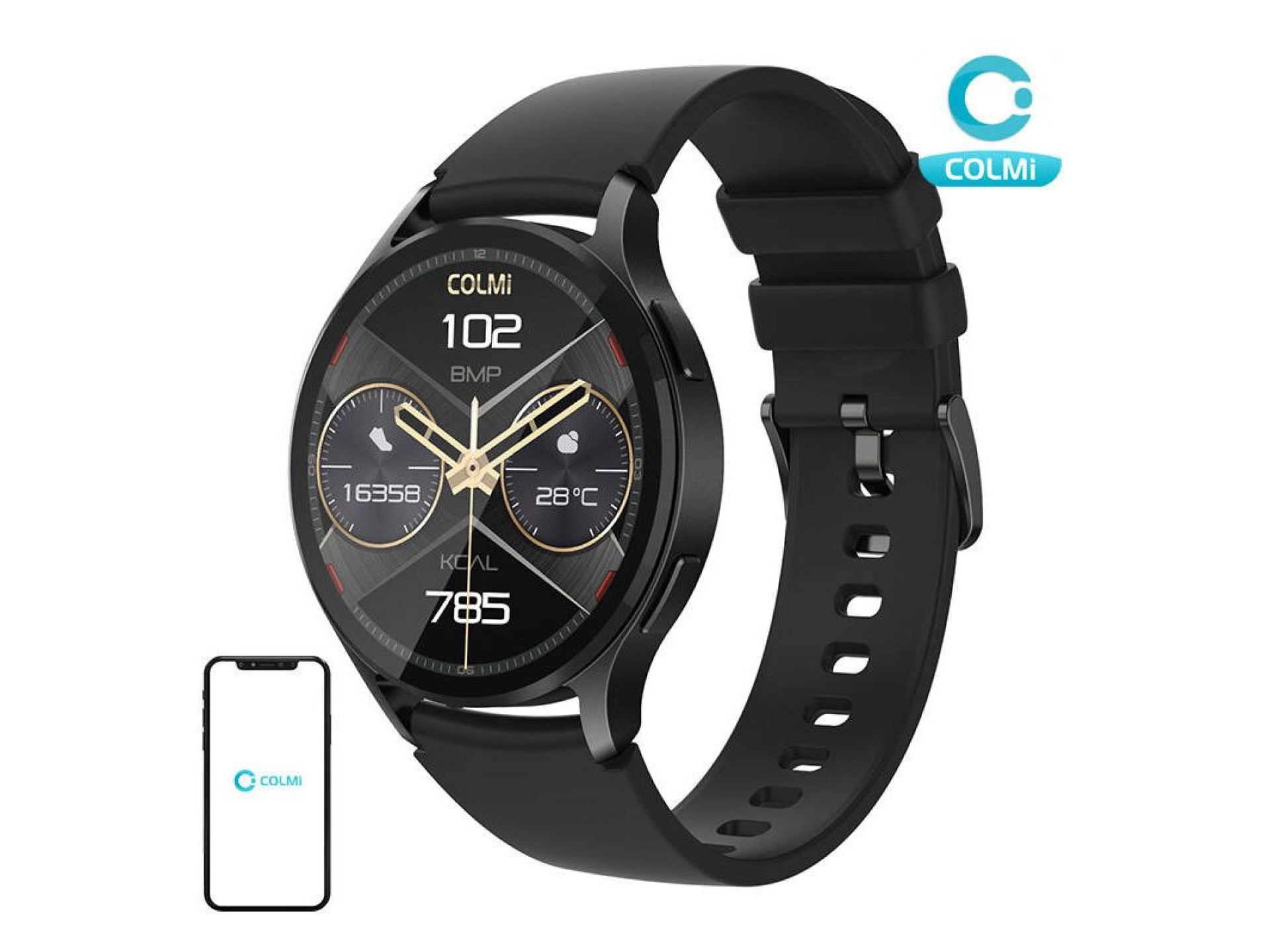 Reloj inteligente Colmi i28 Ultra (negro)