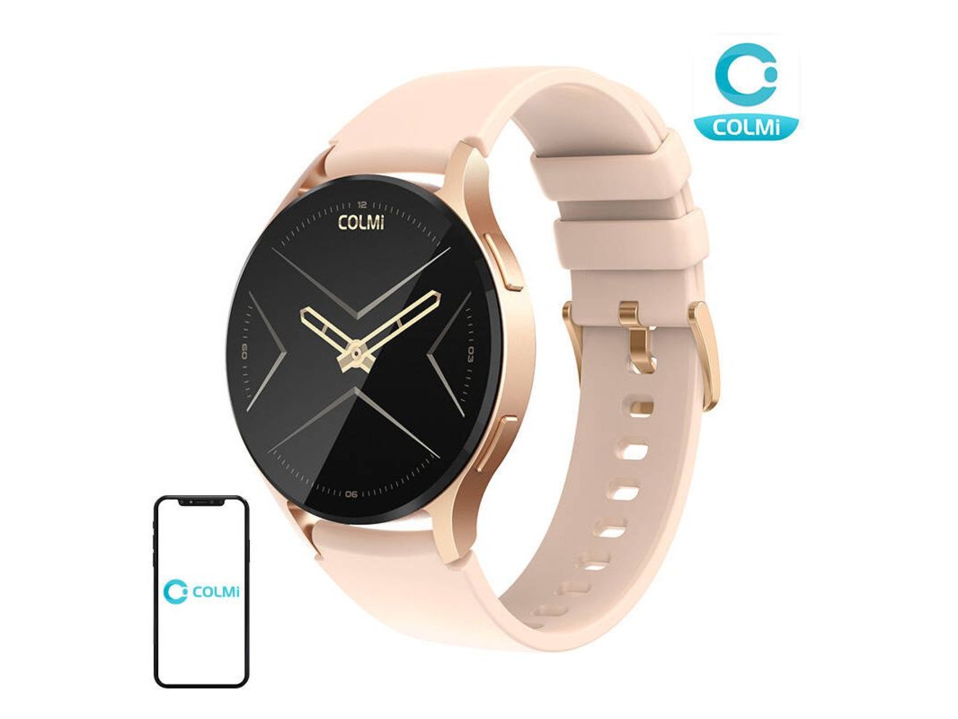 Reloj inteligente Colmi i28 Ultra (oro)