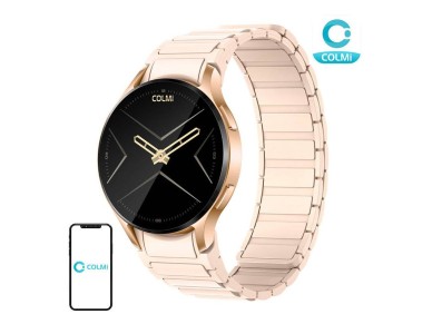 Rel�gio inteligente Colmi i28 Ultra com pulseira magn�tica (dourada)