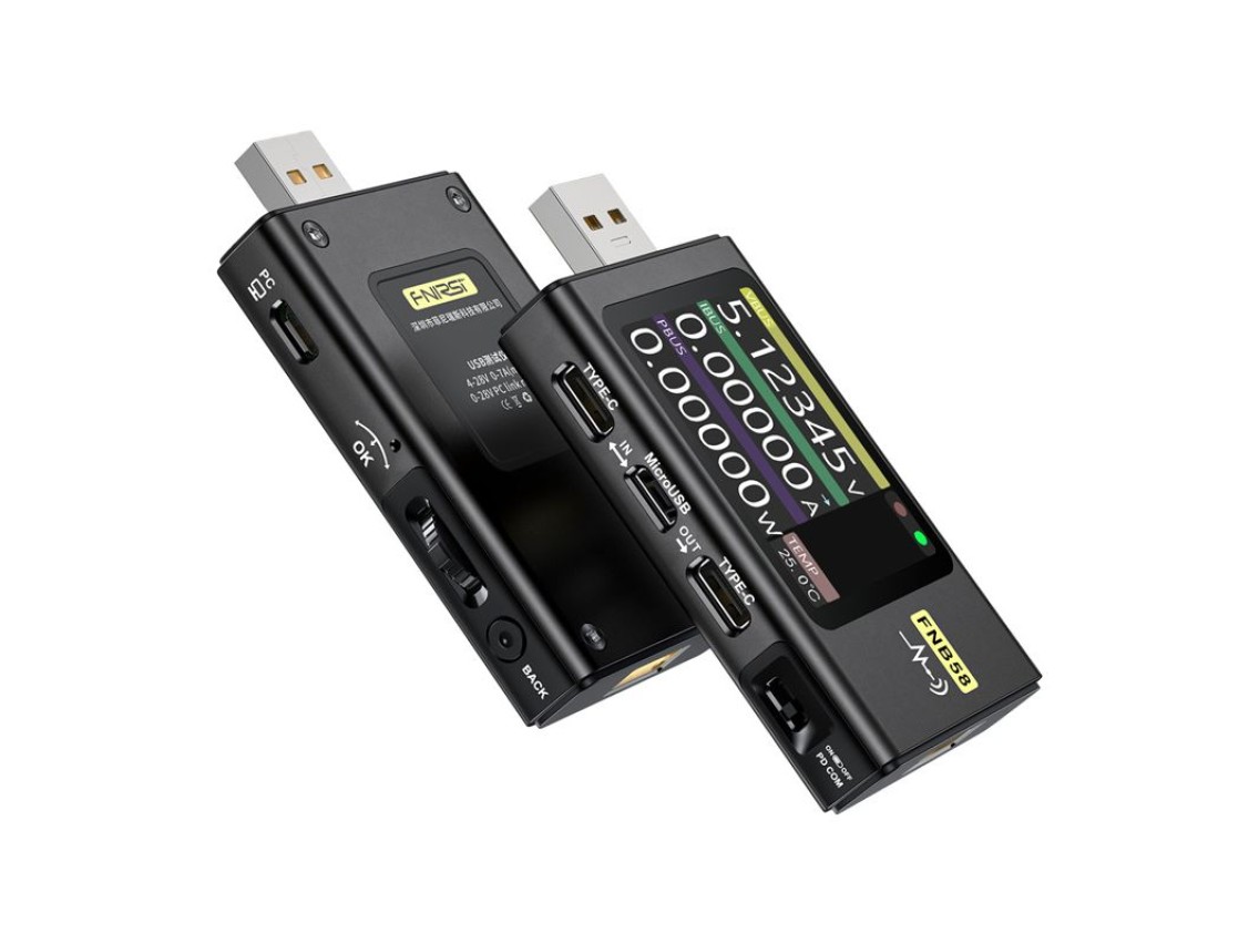 FNIRSI FNB58 USB Port Tester, Black