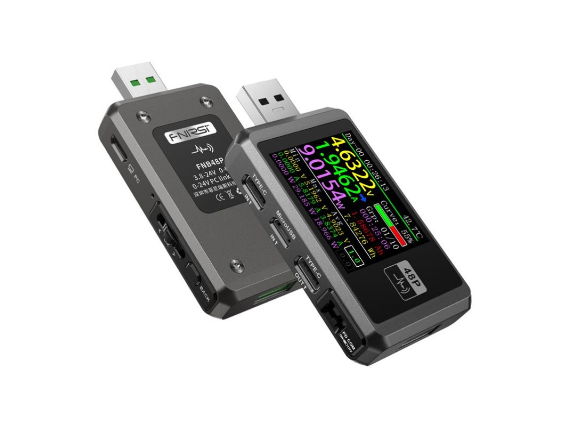 FNIRSI FNB48P USB Port Tester Black