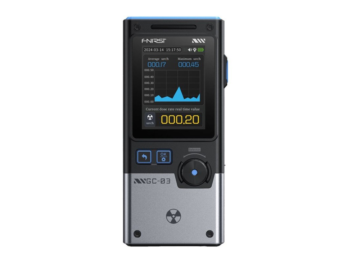 Multifunctional ionizing radiation detector FNIRSI GC-03 BK