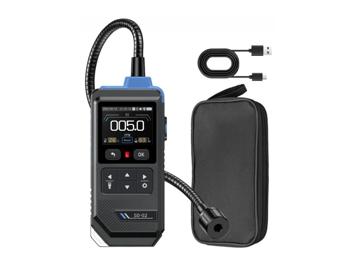 Medidor de iluminancia FNIRSI FPM-02 con pantalla a color