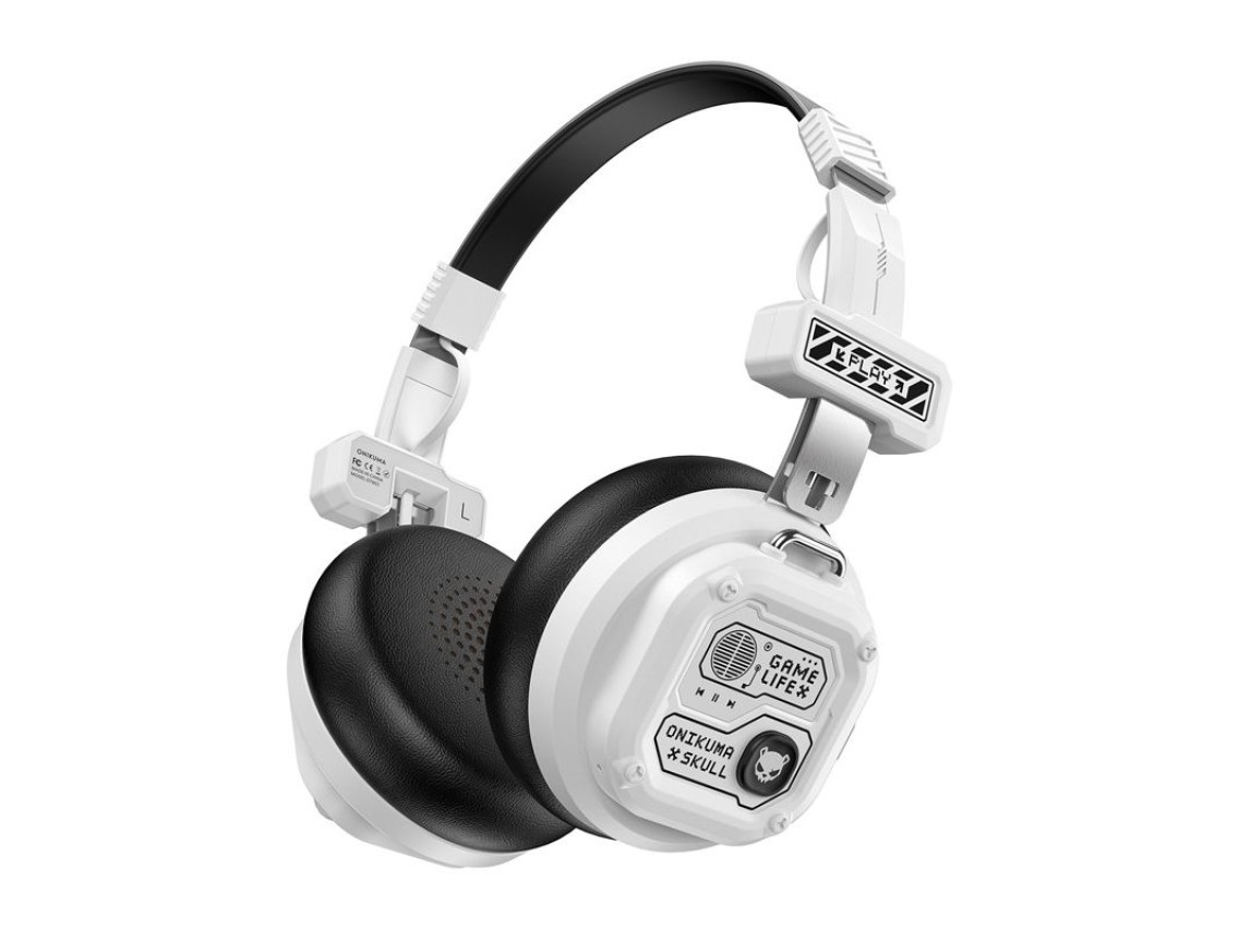 Fones de ouvido para jogos ONIKUMA GT803 (branco)
