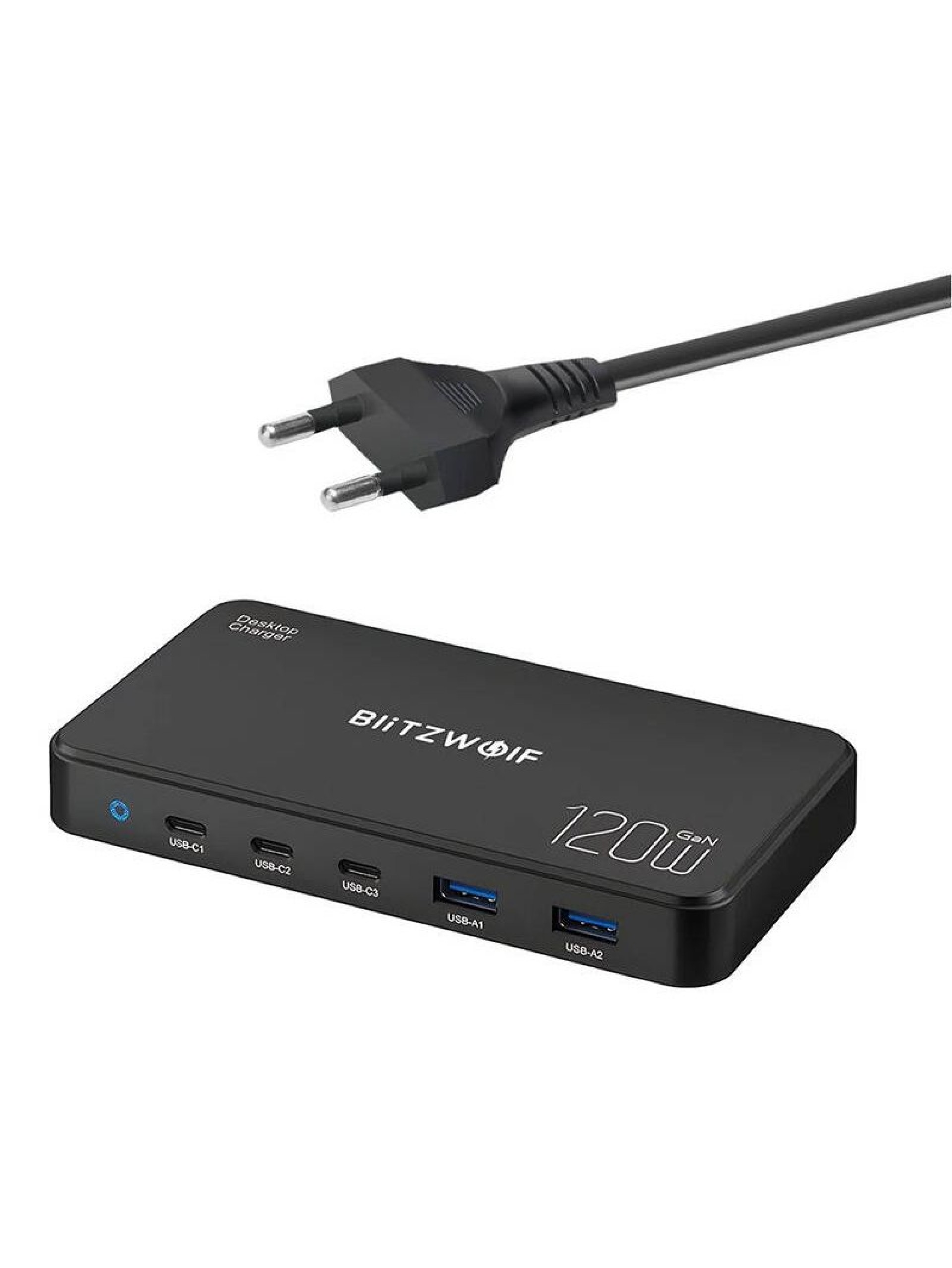 Estação de carregamento Blitzwolf BW-i100 5 em 1 120 W