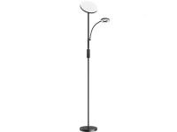 Lámpara de pie doble con mando a distancia BlitzWill BWL-FL-0001, 36W (negra) Lámpara de pie doble con mando a distancia BlitzWill BWL-FL-0001, 36W (negra)