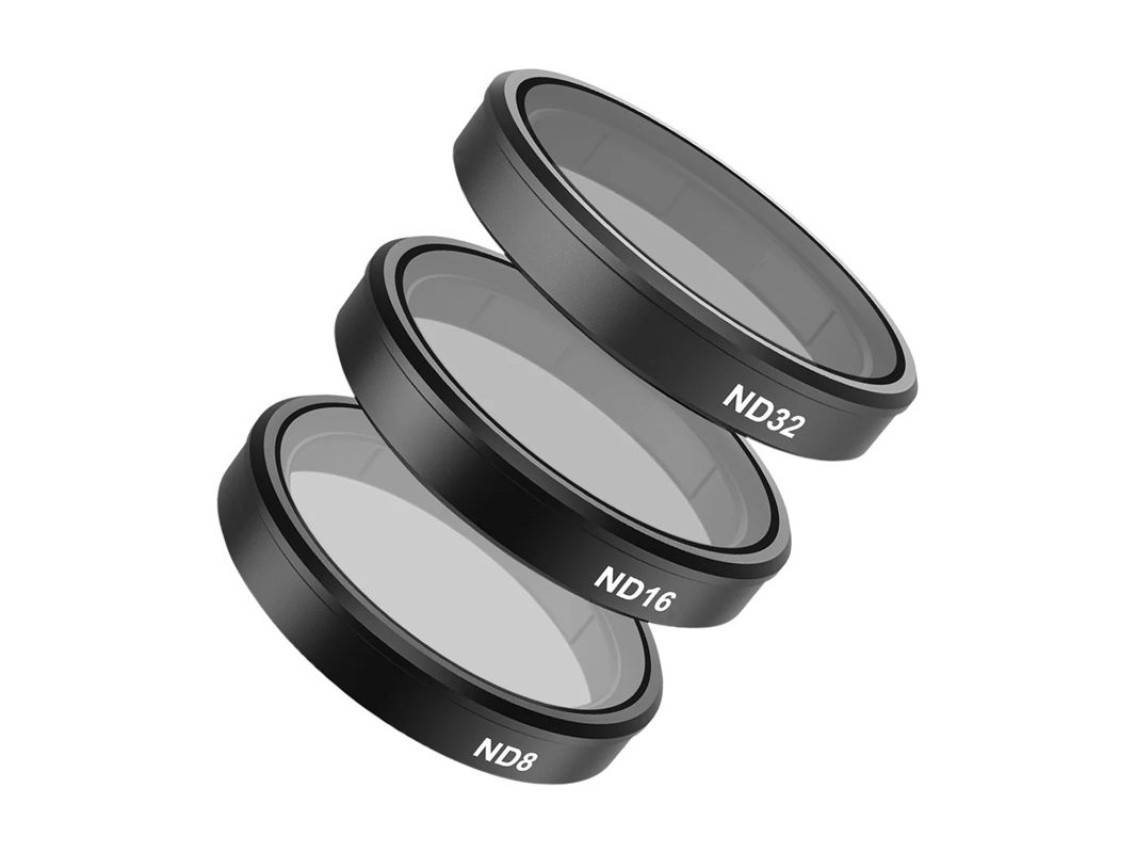 Conjunto de filtros Telesin CPL e ND 8/16/32 para DJI Action 5 Pro / 4 / 3
