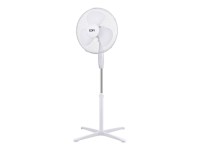 Pedestal fans, 38 w, white, ø40 cm, 2 unidades in a box Pedestal fans, 38 w, white, ø40 cm, 2 unidades in a box