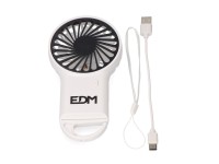 Ventilador de mano con gancho, 8 x 2,9 x 15,5 cm Ventilador de mano con gancho, 8 x 2,9 x 15,5 cm
