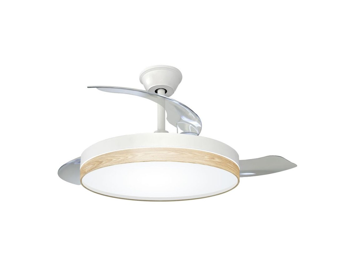 Ventilador de techo 3cct ø107 cm, madera