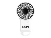 Ventilador de mano con gancho, 8 x 2,9 x 15,5 cm