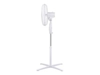 Pedestal fans, 38 w, white, ø40 cm, 2 unidades in a box Pedestal fans, 38 w, white, ø40 cm, 2 unidades in a box