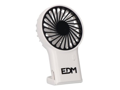 Ventilador de mano con gancho, 8 x 2,9 x 15,5 cm