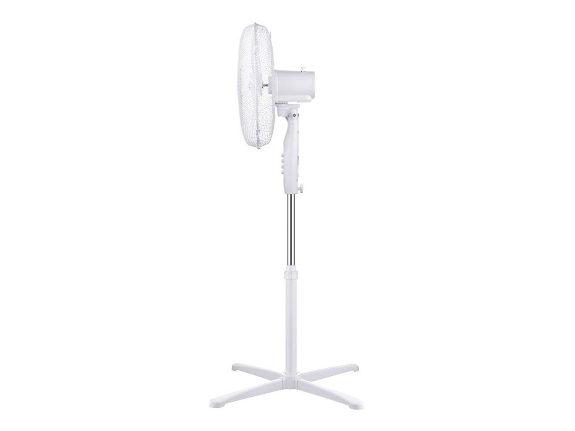 Pedestal fans, 38 w, white, ø40 cm, 2 unidades in a box