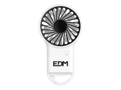 Ventilador de mano con gancho, 8 x 2,9 x 15,5 cm