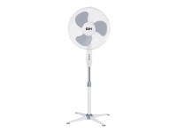 Stand-standing fan, white, 45w power, db 60, 40cm dia. blades, adjustable height 105-125cm Stand-standing fan, white, 45w power, db 60, 40cm dia. blades, adjustable height 105-125cm