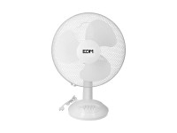 Ventilador de sobremesa blanco: 35w, 53,4 db, aspas: �30 x 48 cm