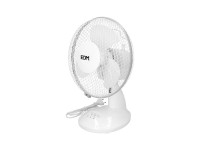 Ventilador de mesa branco: 25w, 41 db, pás: ø23, 27 x 24 x 36 cm Ventilador de mesa branco: 25w, 41 db, pás: ø23, 27 x 24 x 36 cm