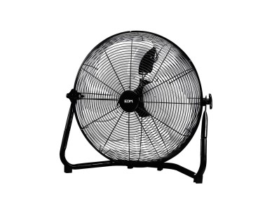 Ventilador industrial de suelo. color negro 100w, 64,7 db, aspas �45 x 54 cm