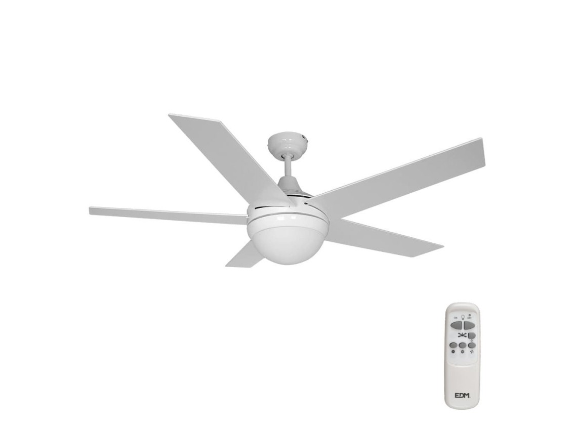 Ventilador de techo modelo adriatico. color blanco. potencia: 60w aspas: ø132cm con mando a distanci