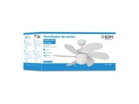 Ventoinha de teto modelo aral. cor branco. potência: 50 w pás: ø76cm Ventoinha de teto modelo aral. cor branco. potência: 50 w pás: ø76cm