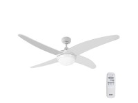 Ventilador de techo modelo caspio. color blanco. potencia: 60w aspas: �132cm con mando a distancia e